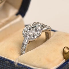 Diamond Infinity Engagement Ring