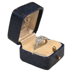 Old European Cut Diamond Infinity-Motif Ring (Approx. 1.00-Carat), Platinum