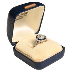 Old European Cut Diamond Engagement Cluster Ring (Approx. 1.80-Carats), Platinum