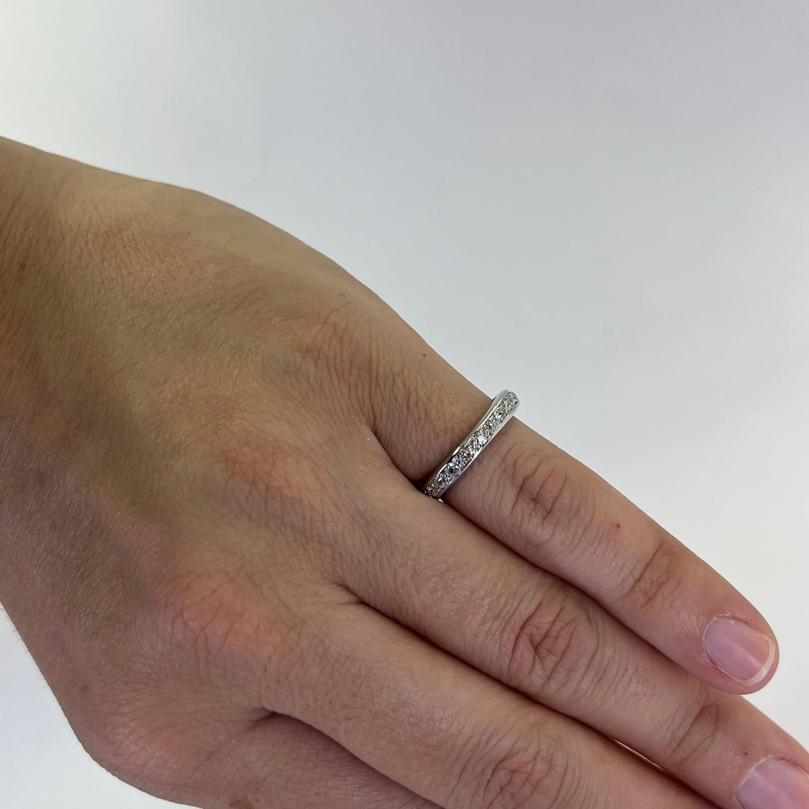 Women's Old European Cut Diamond Eternity Band For Sale