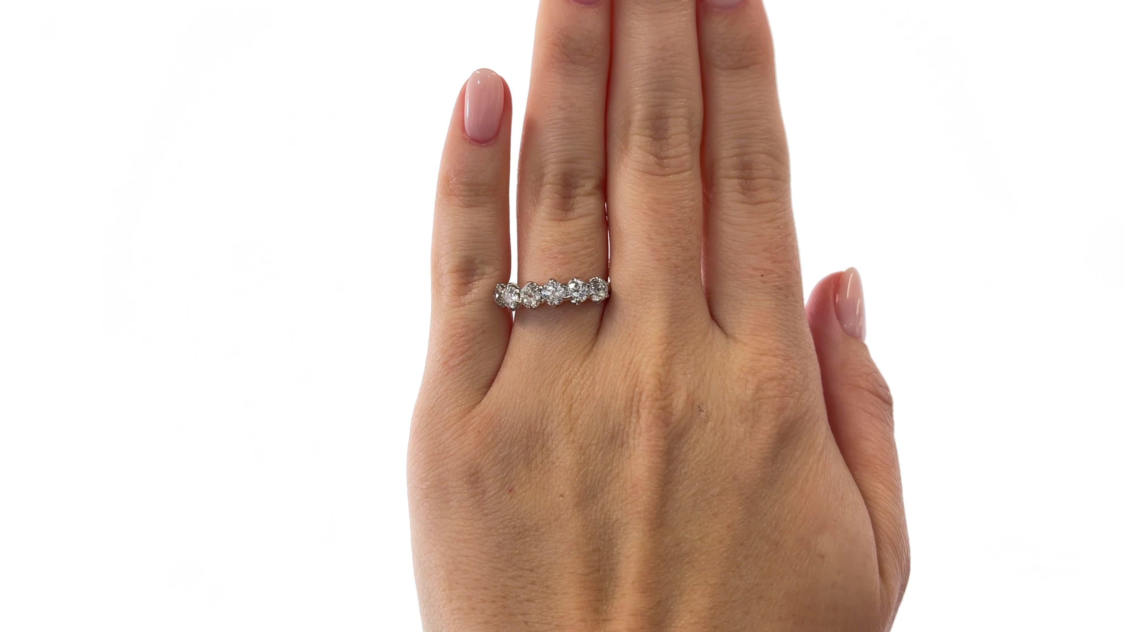 six stone diamond ring