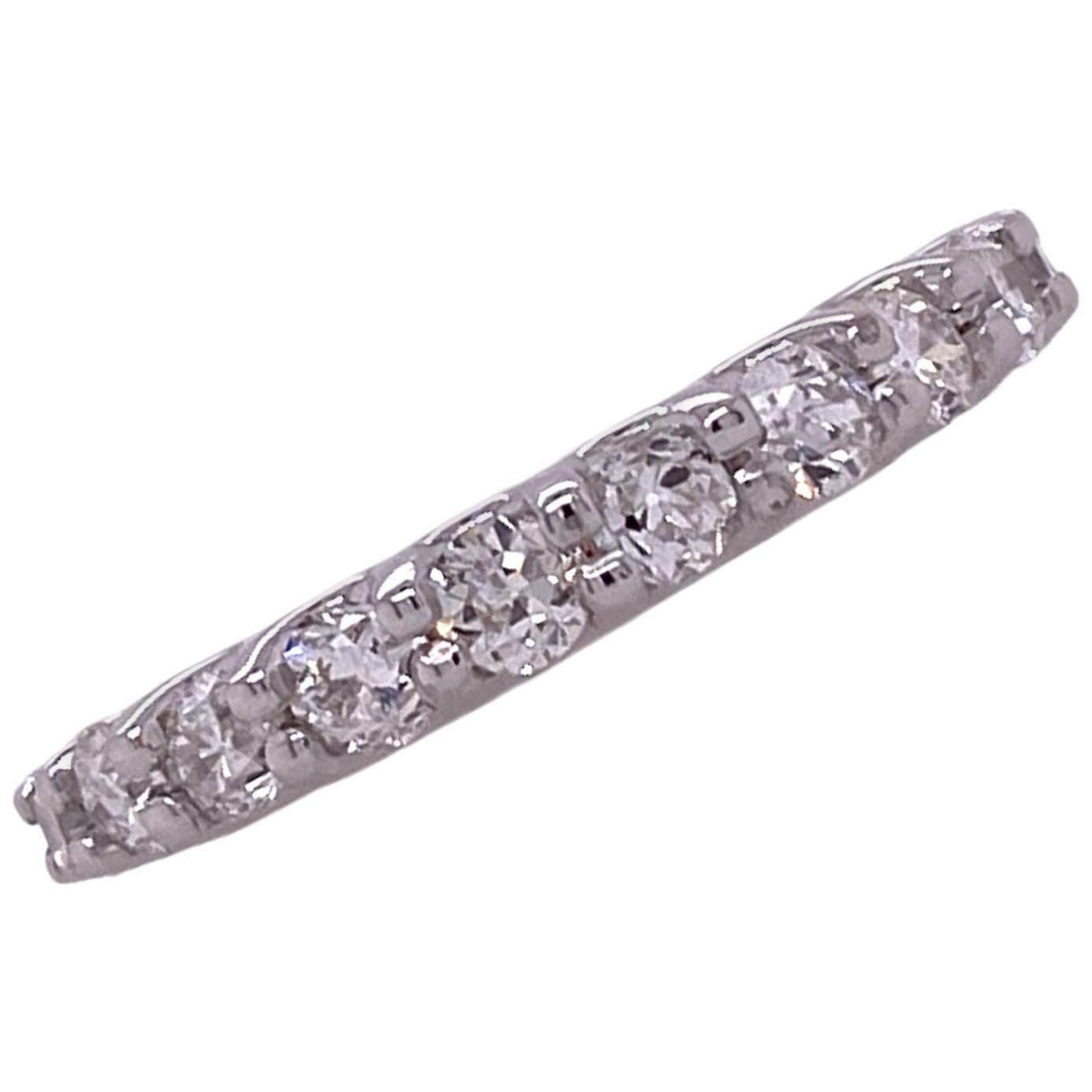 Chopard 'Ice Cube' Collection 18 Karat White Gold Diamond Band Ring at ...