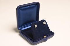 Old European Diamond Stud Earrings (Approx. 2.50-Carats), Platinum