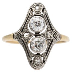 Old European Diamond Ring, first half of the 20th century.