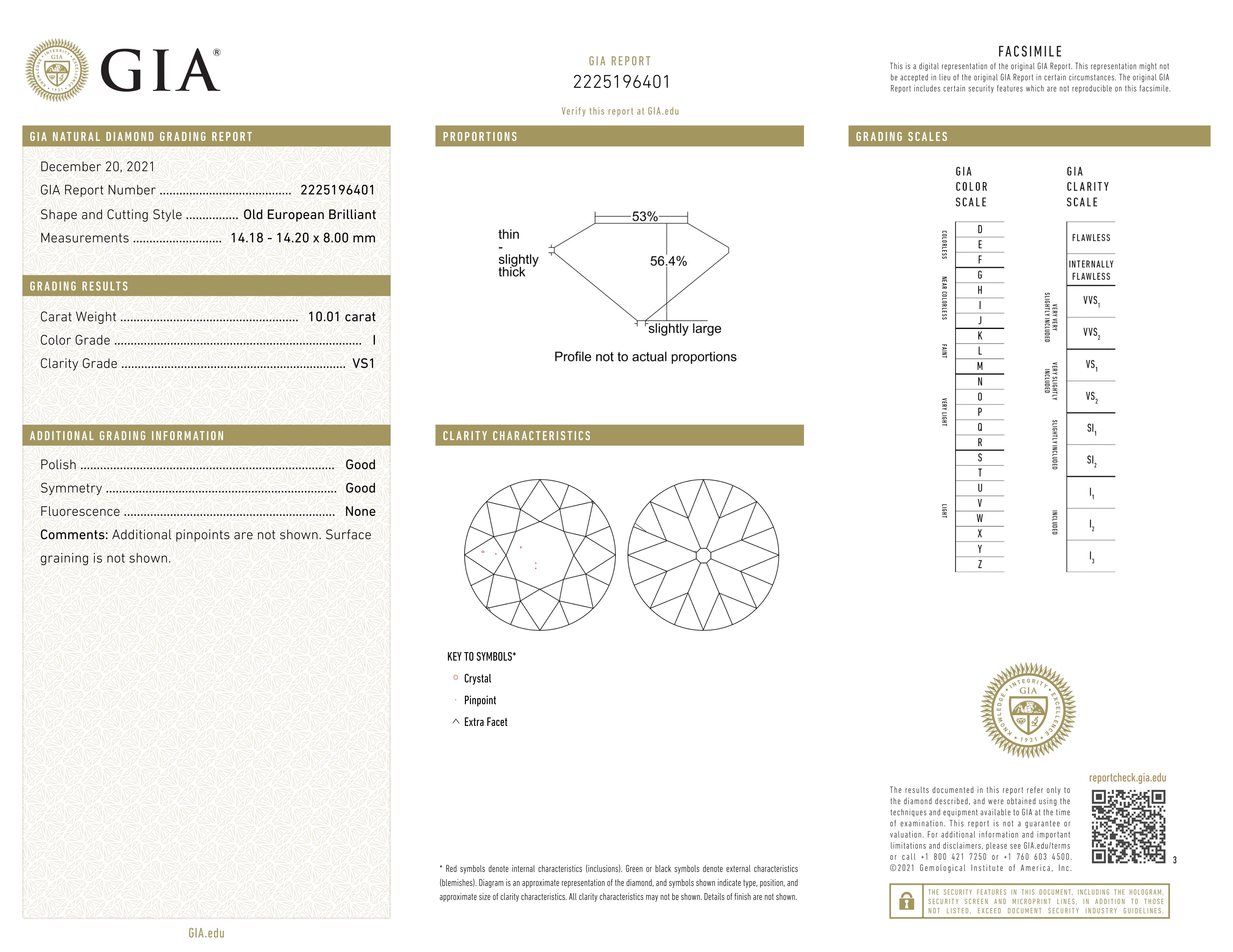 Orecchini con diamanti GIA da 20,55 ct. in vendita 1