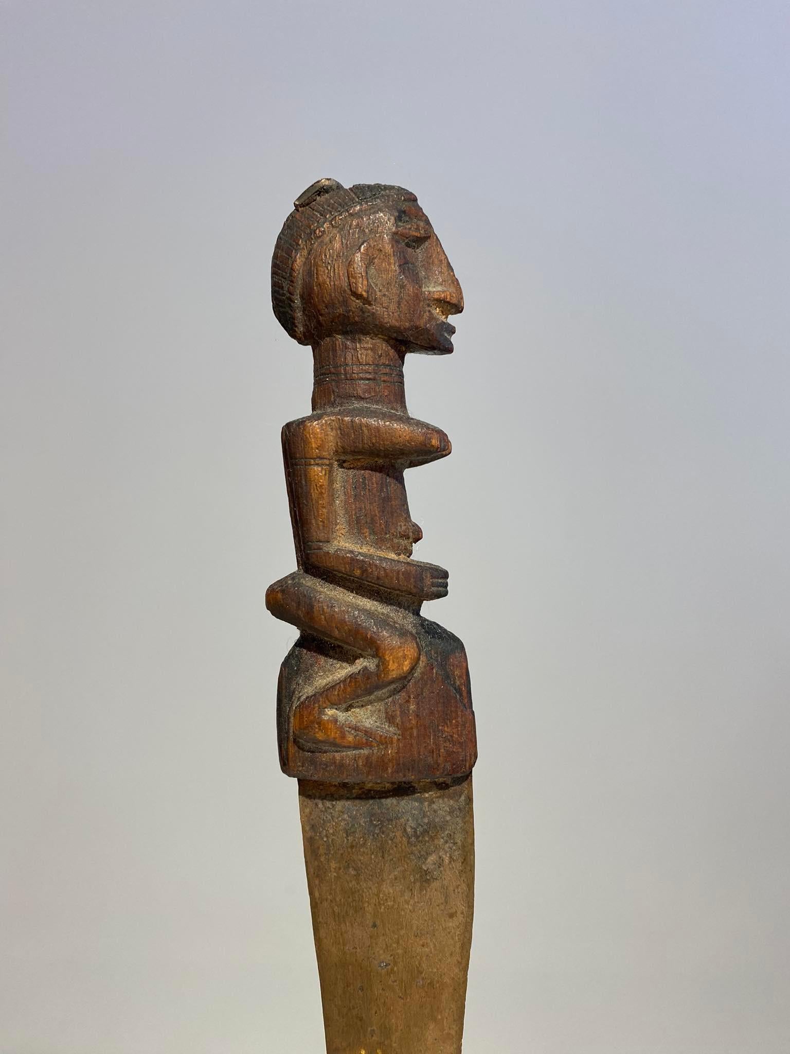 Old Exceptional Rare Knife From The Dogon Tribe Mali Bandiagara African Art 19th For Sale 5