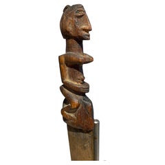 Antiguo Cuchillo Excepcional De La Tribu Dogon Mali Bandiagara Arte Africano XIX
