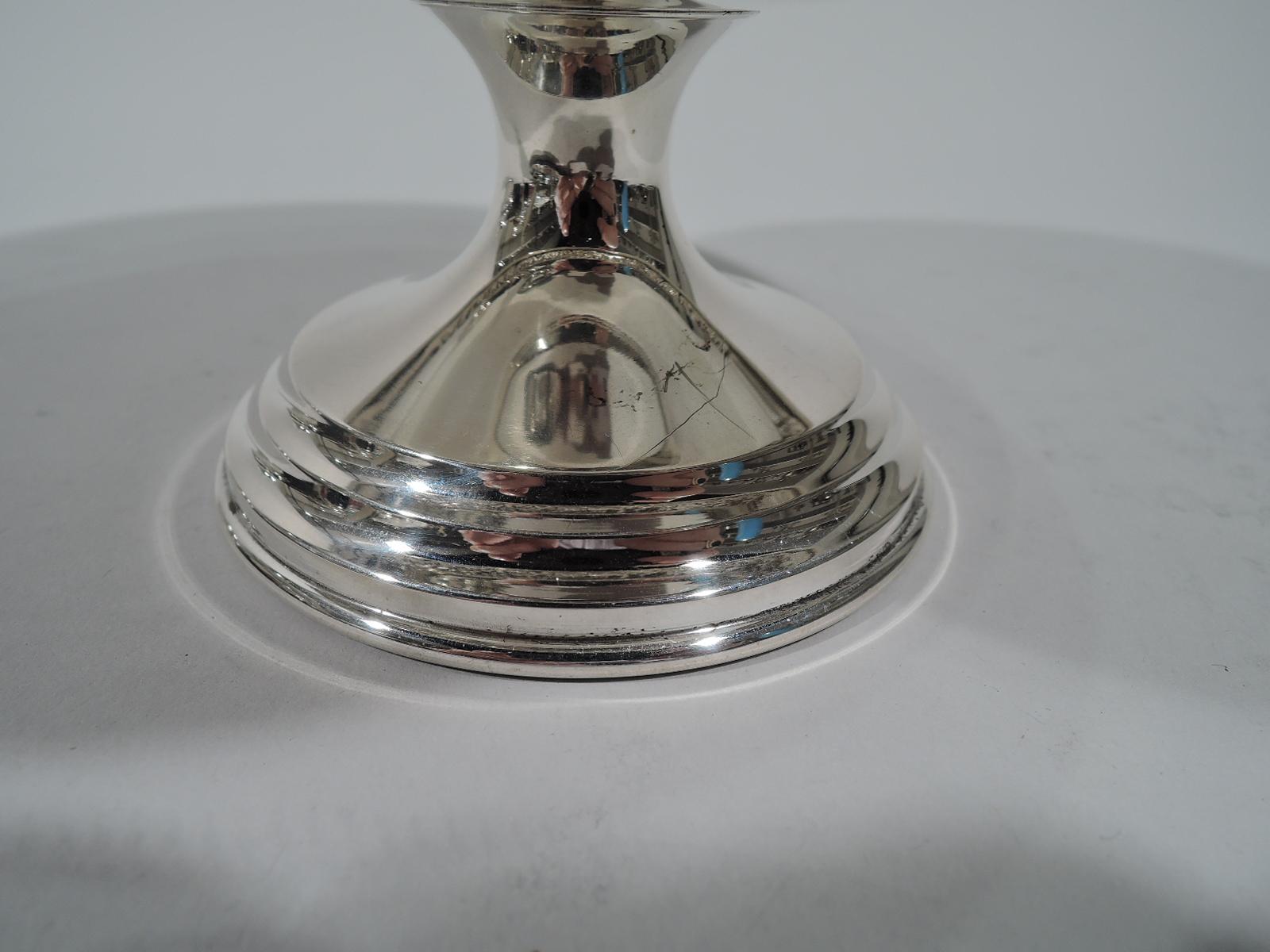American Old Fashioned Baltimore Repousse Sterling Silver Compote by Kirk