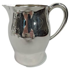 Old-Fashioned Sterling Silver Revere-Style Water Pitcher by Tiffany