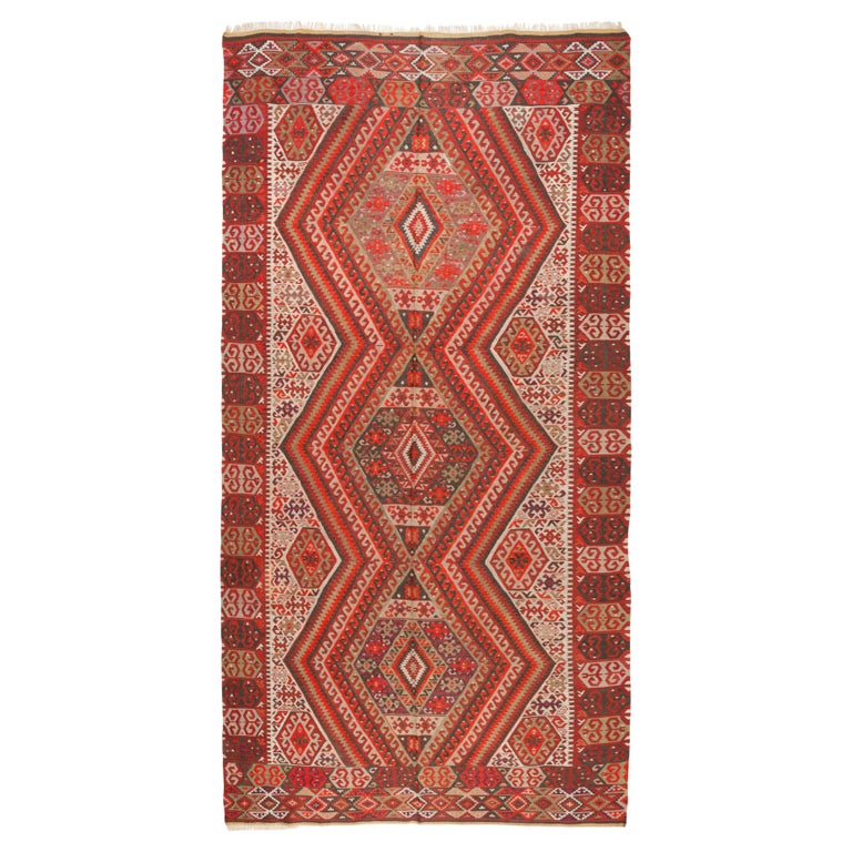 Old Fethiye Kilim Western Anatolian Rug Turkish Carpet For Sale at 1stDibs
