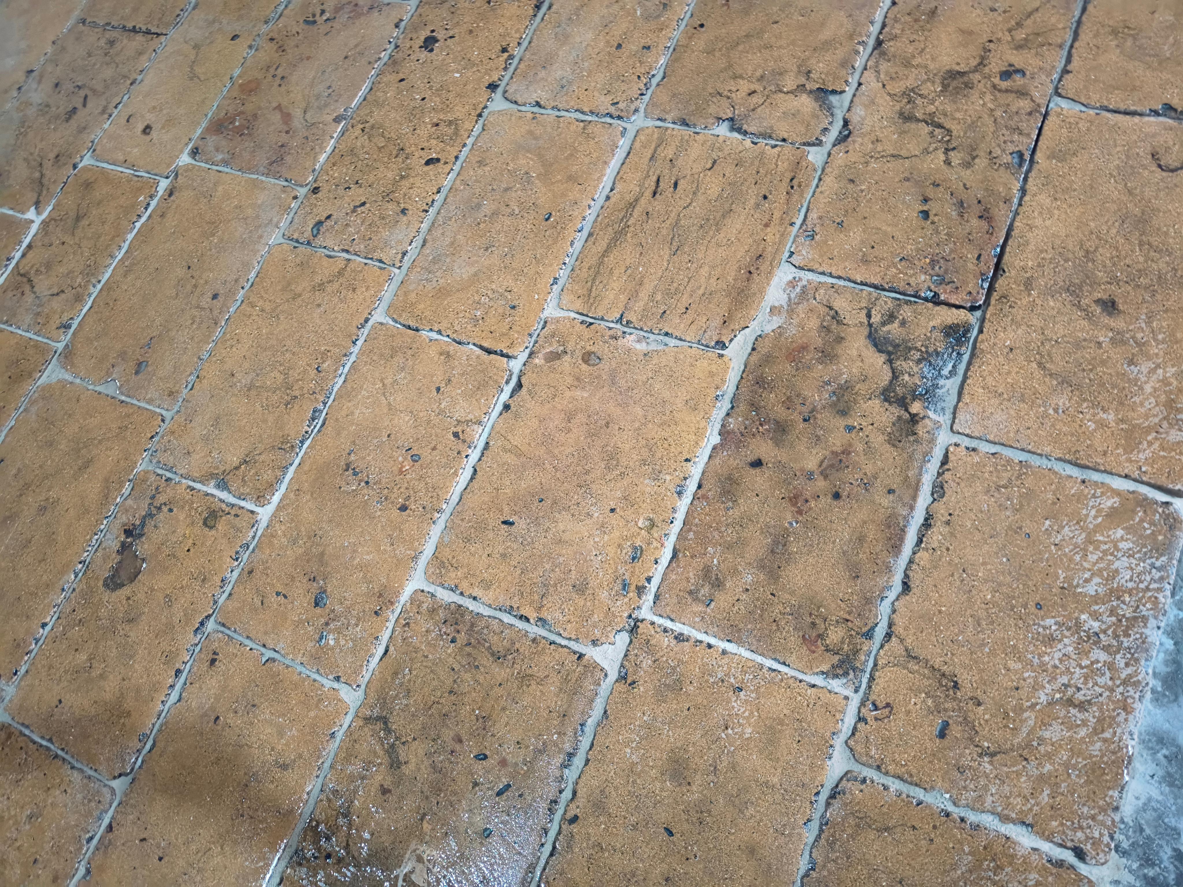 Old Flooring Antique Tile Reclaimed Limestone Vintage Salvaged Cladding Rustic For Sale 6