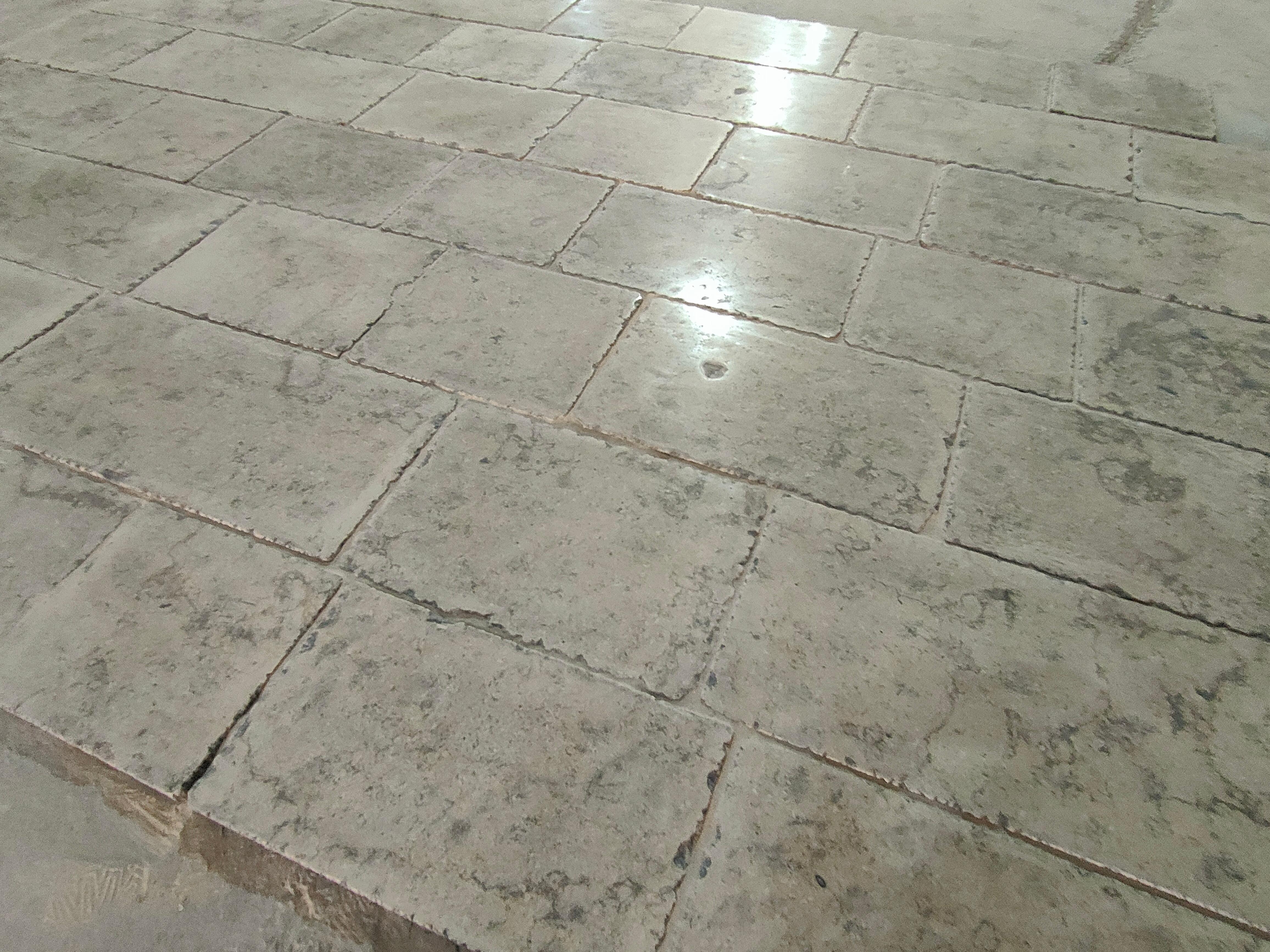 This is an antique Limestone Luxury tile that could be used for both flooring and wall cladding. Our exclusive Pietra Pistoia reclaimed tile is a 17th century natural stone flooring like no other.  This rare 