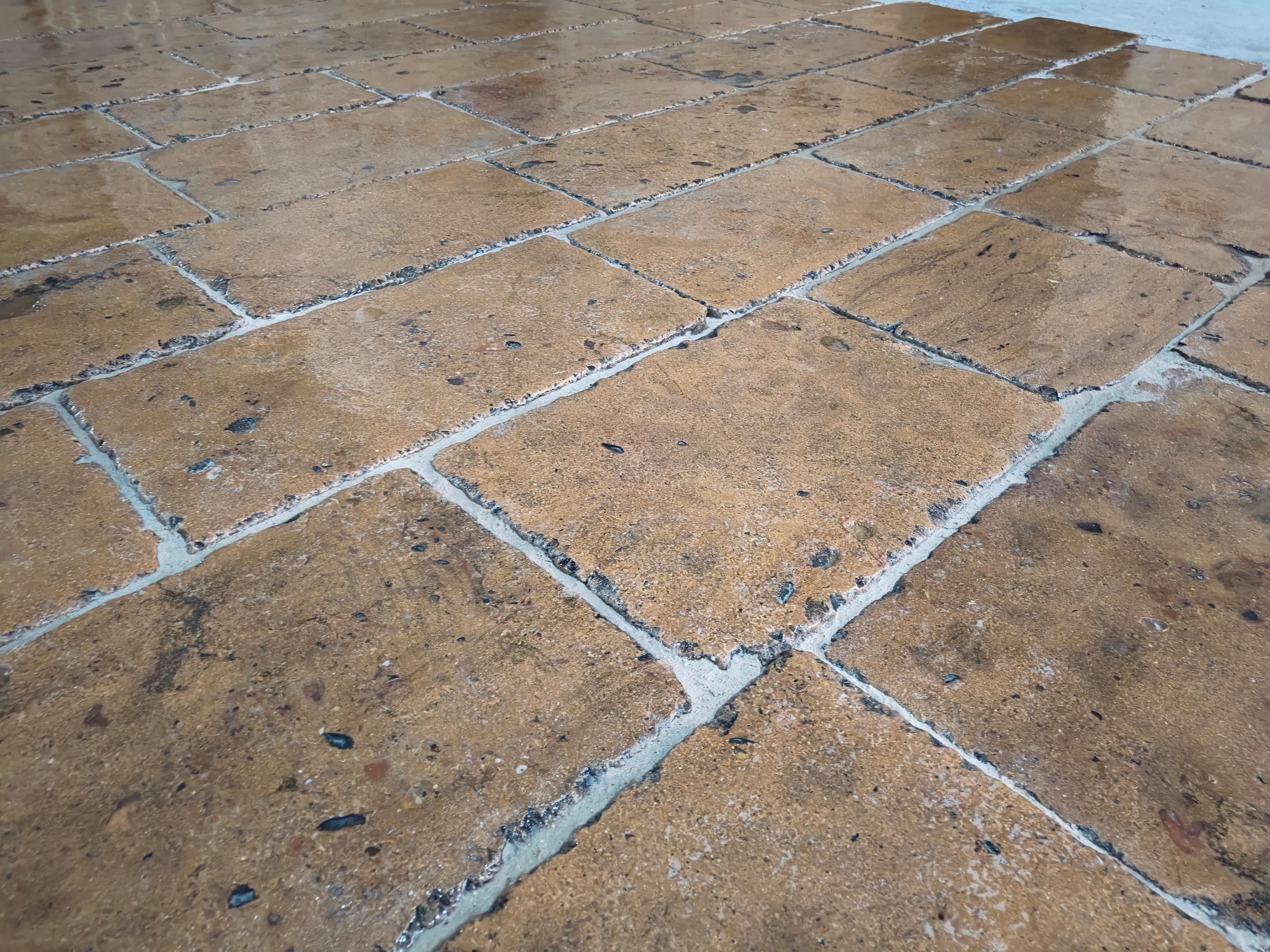 This is an antique Limestone Luxury tile that could be used for both flooring and wall cladding. Our exclusive Pietra Romani reclaimed tile is a 17th century natural stone flooring like no other.  This rare 