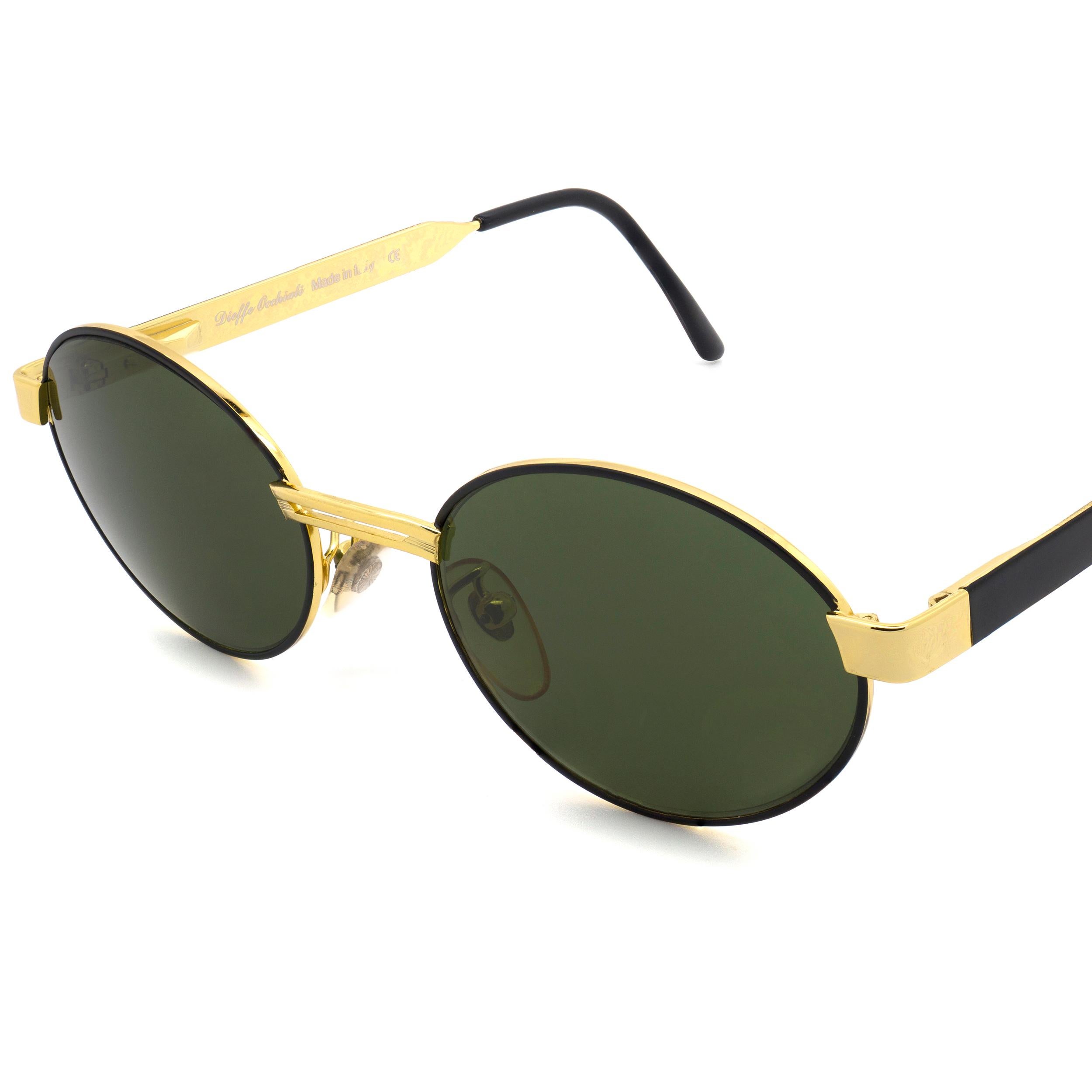 Alte Sonnenbrille Florenz vintage (Schwarz) im Angebot