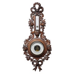 Old French Barometer with Love Knot