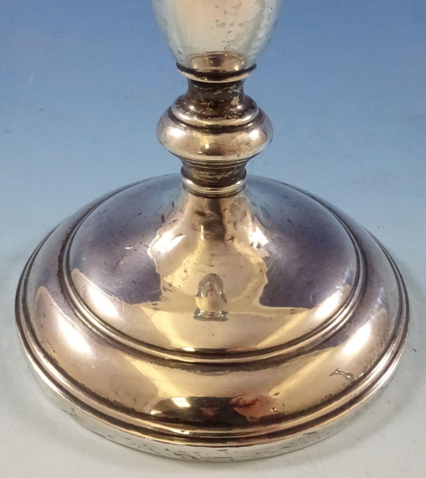 Old French by Gorham Sterling Silver Candlestick, Pair #663 In Good Condition In Big Bend, WI
