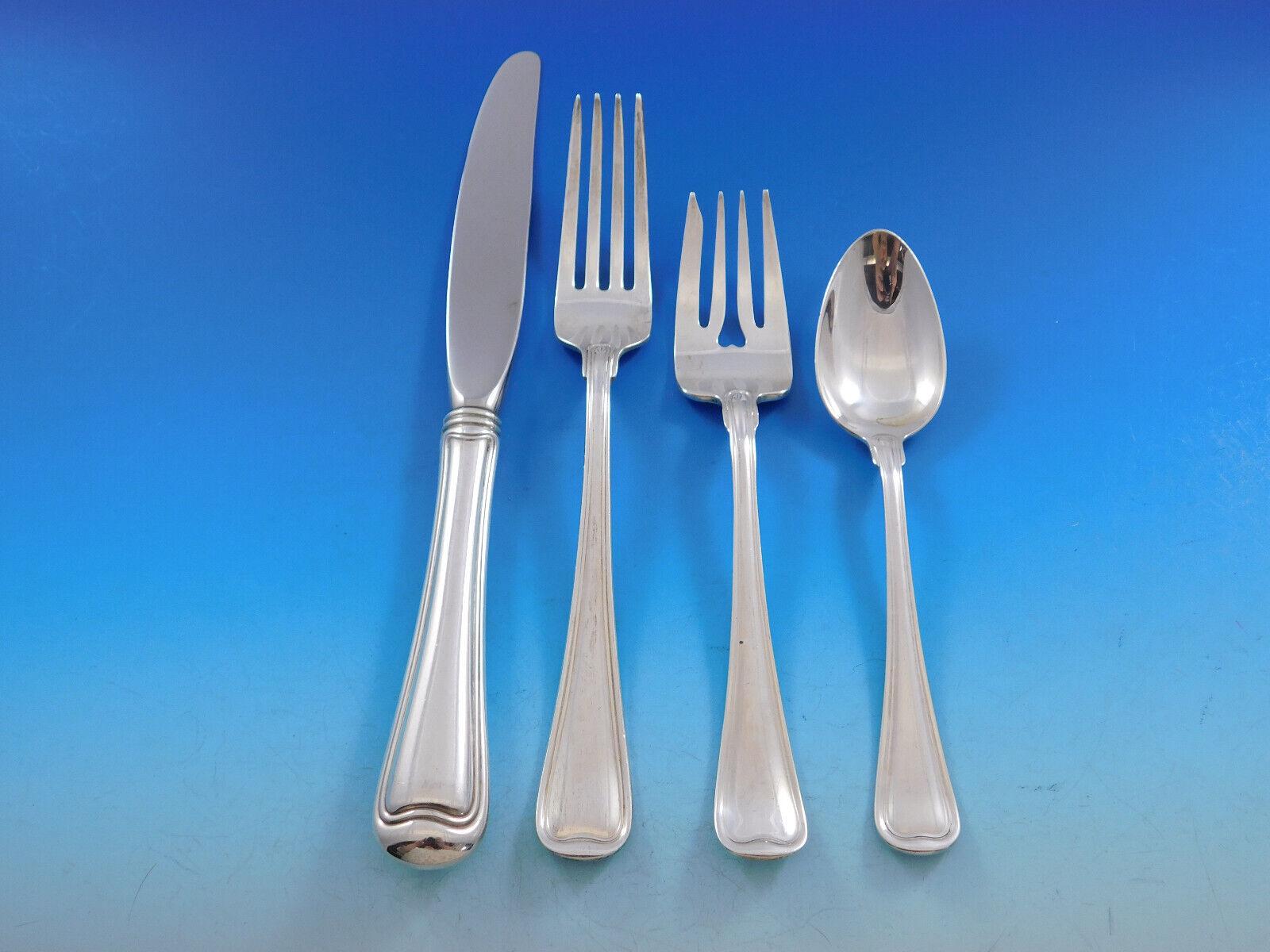 Old French by Gorham Sterling Silver Flatware Set 12 Service 64 Pcs Place Size In Excellent Condition In Big Bend, WI