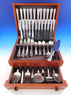 Old French by Gorham Sterling Silver Flatware Set for 12 Service 110 Pcs Dinner