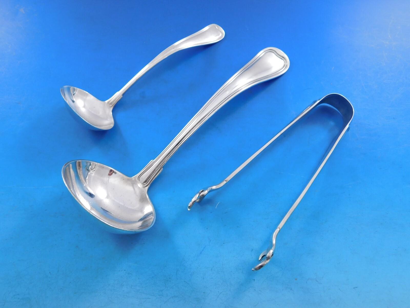Old French by Gorham Sterling Silver Flatware Set for 12 Service 158 pcs Dinner im Angebot 3
