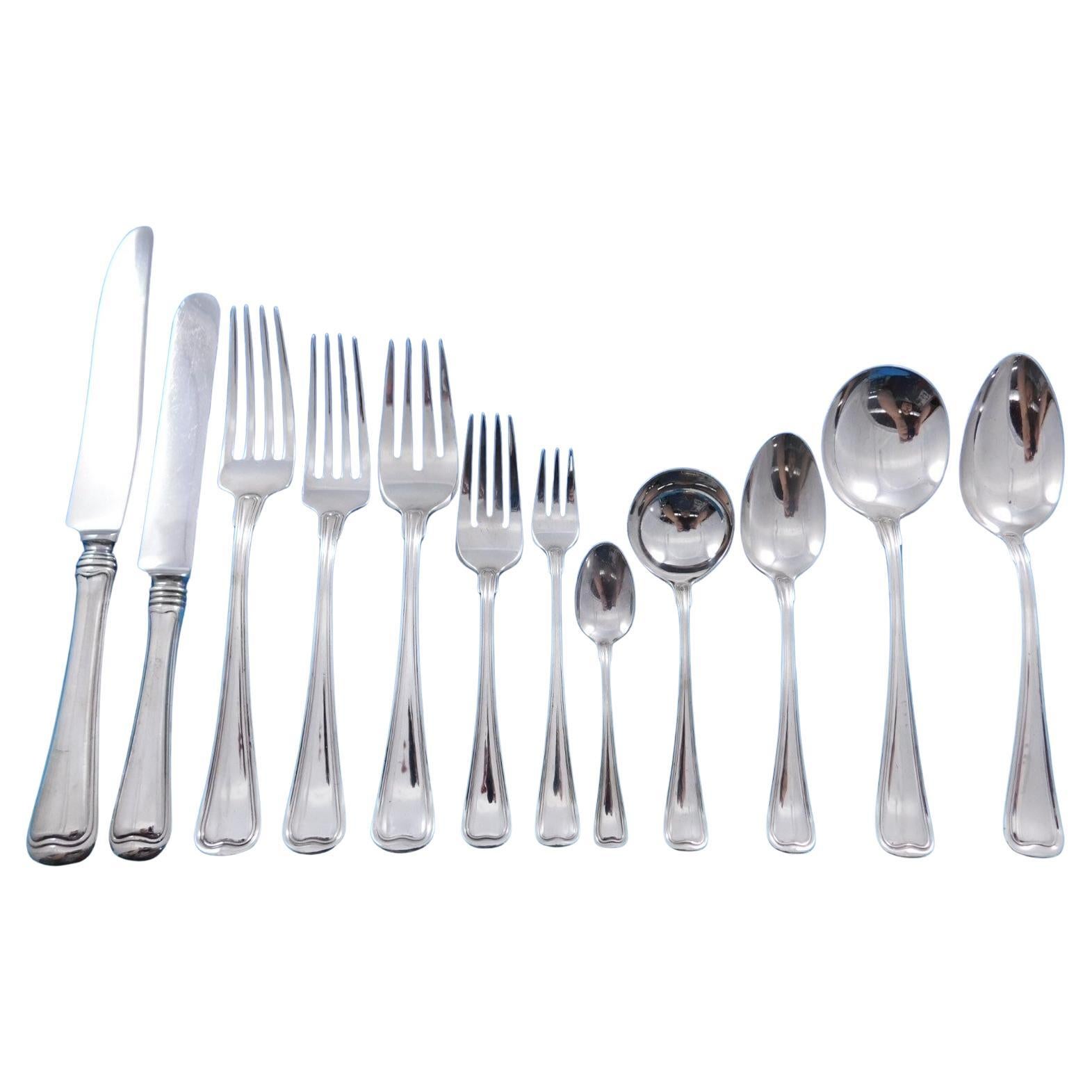 Old French by Gorham Sterling Silver Flatware Set for 12 Service 158 pcs Dinner
