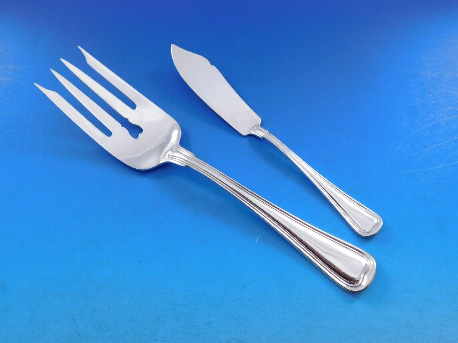 Set di posate in argento sterling Old French by Gorham per 8 persone 45 pezzi in vendita 2