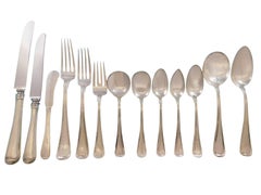 Old French by Gorham Sterling Silver Flatware Set Service 116 Pcs Dinner Huge