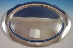 Service à thé en argent sterling Old French par Gorham, six pièces avec plateau, #1639