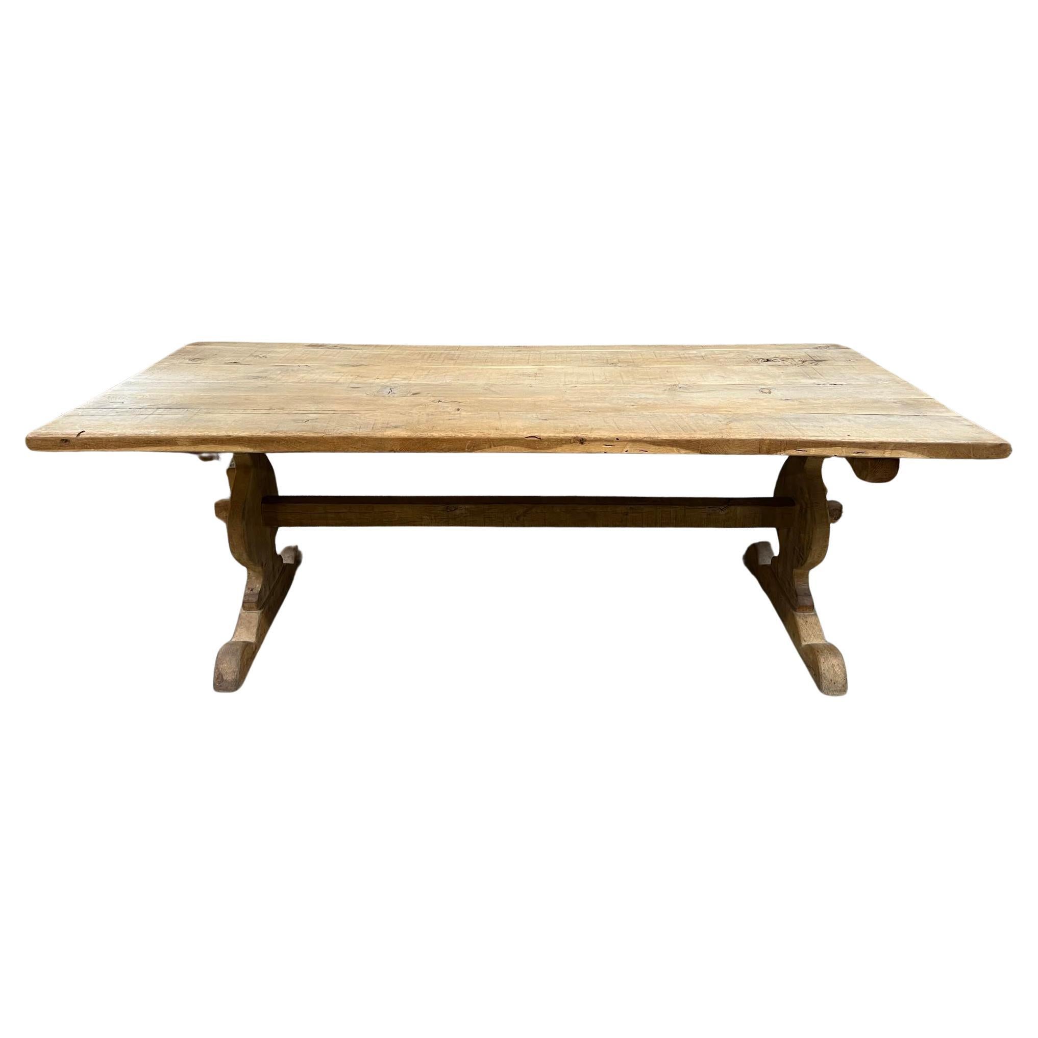 Old french farm table For Sale