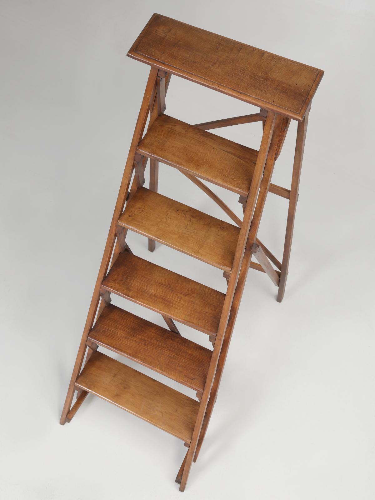 old wooden ladder