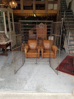 Old French Metal Wine Vault for 280 Bottles in Total