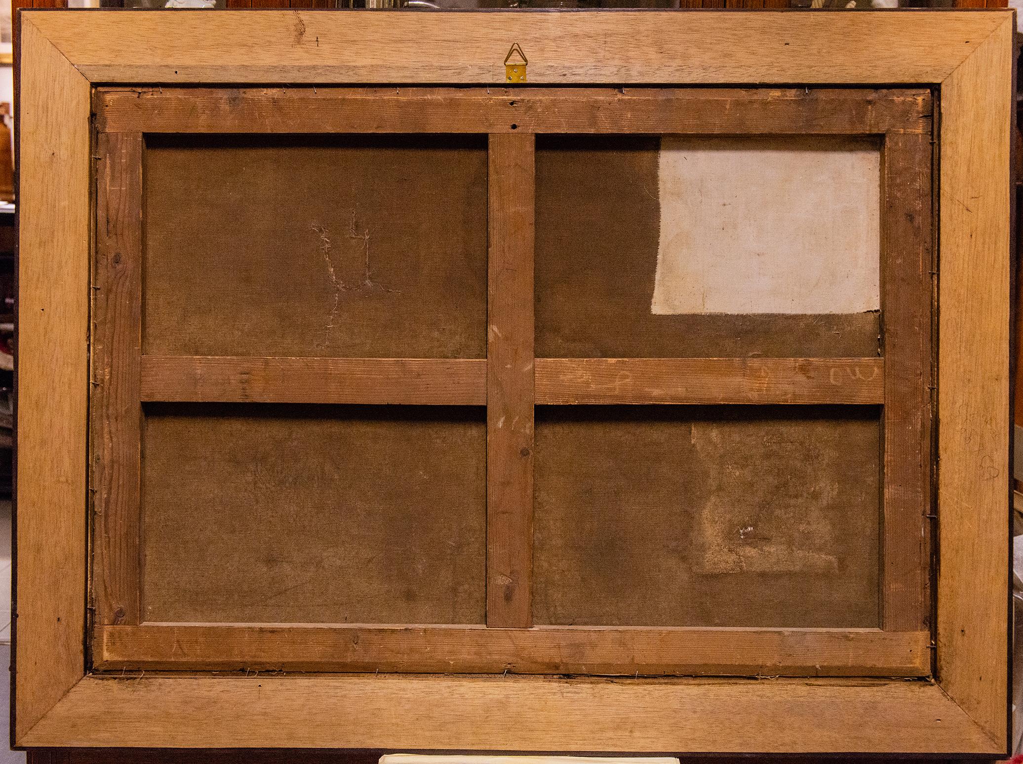 The memory of an expanse of flowers in a Sardininan valley many years ago -
The wooden frame is antique 18th century , hand painted in the central part: gives more value to the painting, but may be used for a mirror also.
O/6485.
 