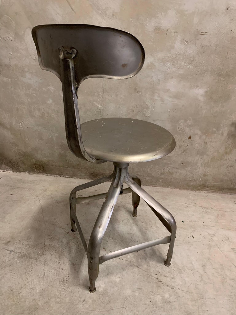 Old French Postal Sorting Vintage Desk, All Metal 1950's at