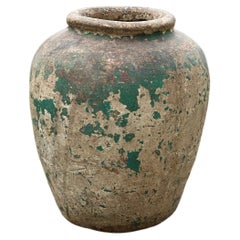 Old French Vase with Weathered Patina