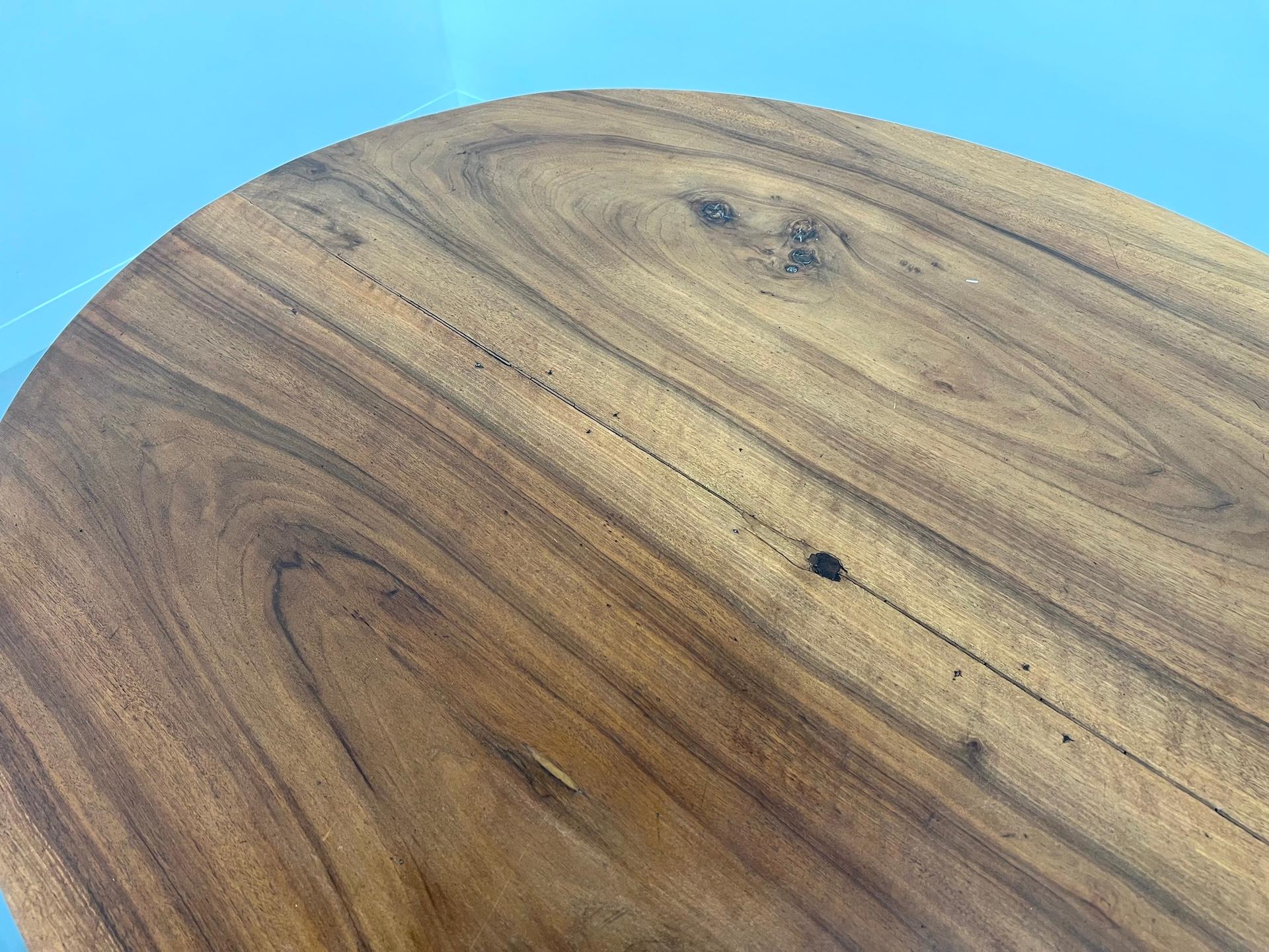 Old french winegrower's table in solid walnut, from Burgundy 10