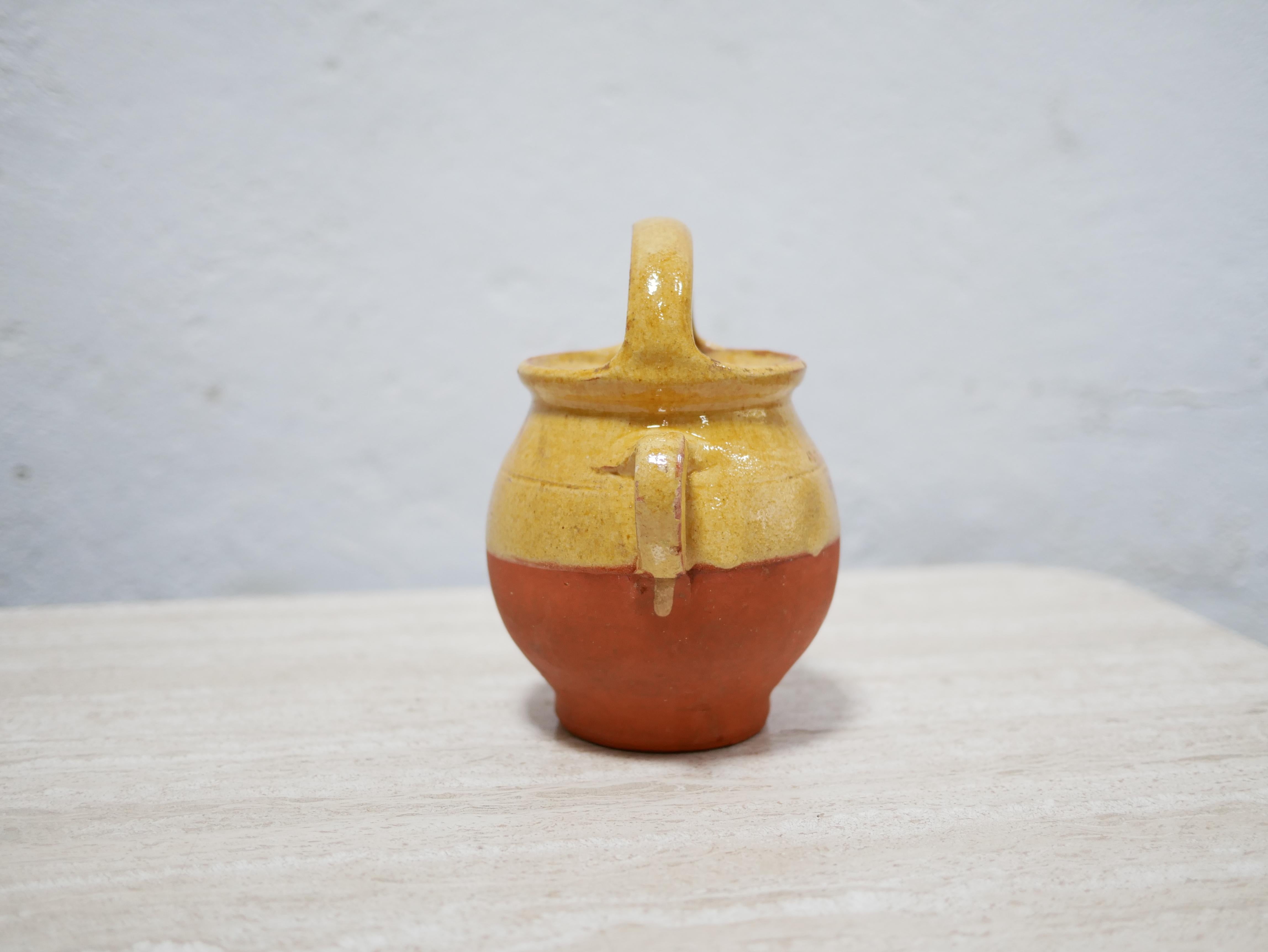 Old Gargoulette Pot in Glazed Terracotta For Sale 3