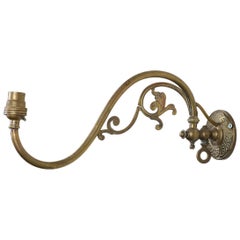 Old Gas Light Converted to a Wall Light, 20th Century