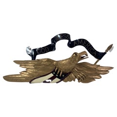 Old Gold Carved Eagle, "God Bless America"