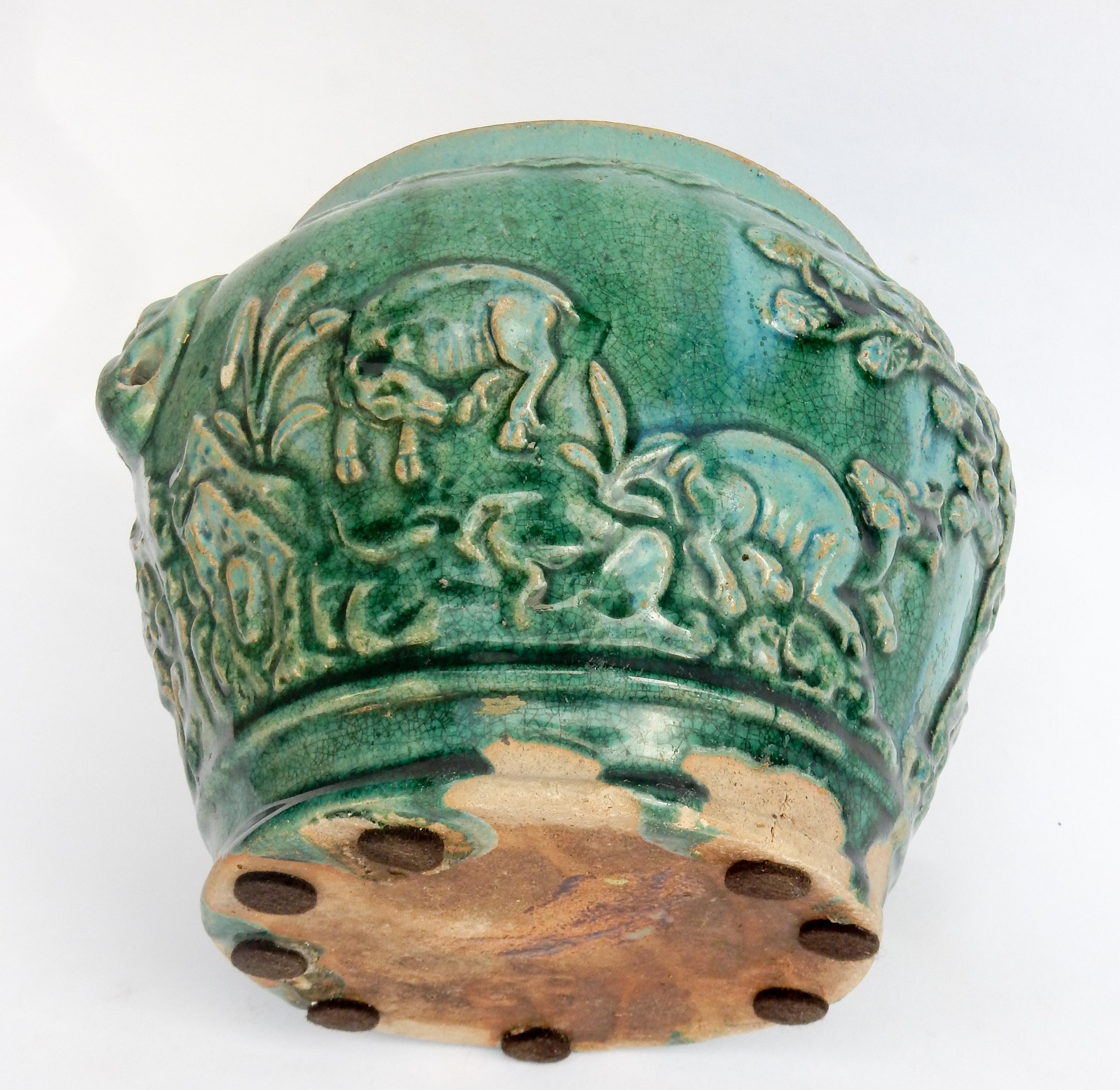 Old Green Glazed Pot from Southern Thailand, Found in Java, Late 19th Century 2