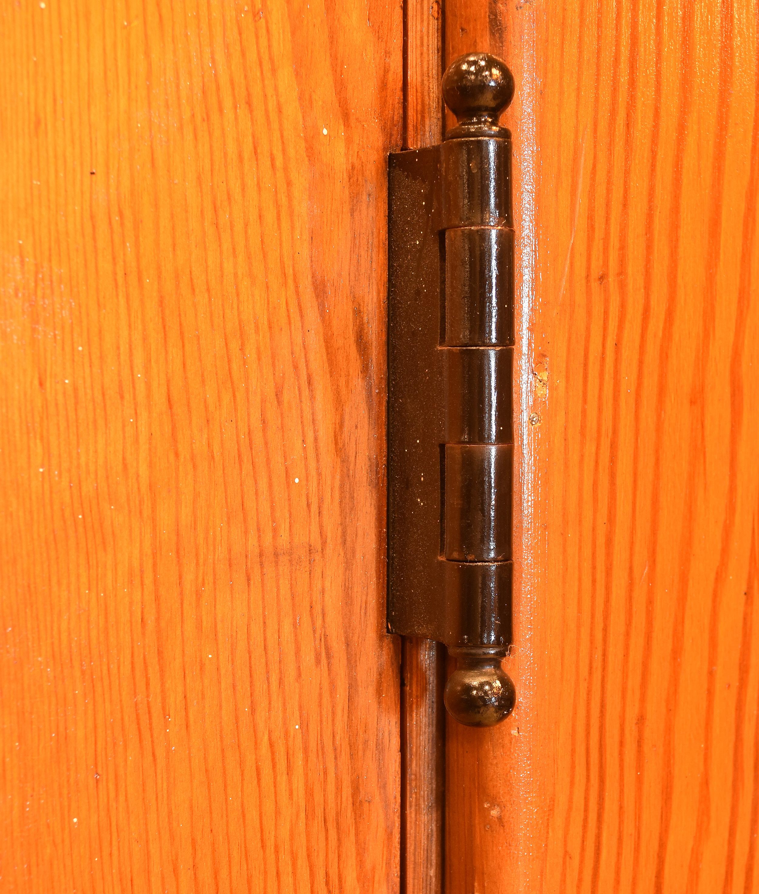 American Craftsman Old-Growth Douglas Fir Transom Door Unit with 4-Panel Door
