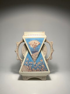 Old Hall Earthenware Vase Attributed to Christopher Dresser