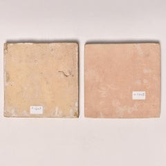 Old Hand Painted "Fish" Tiles