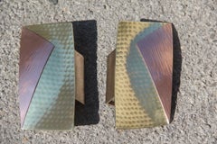 Old Handles Brass Copper Sculpture Midcentury Italian Design, 1950 Hammered