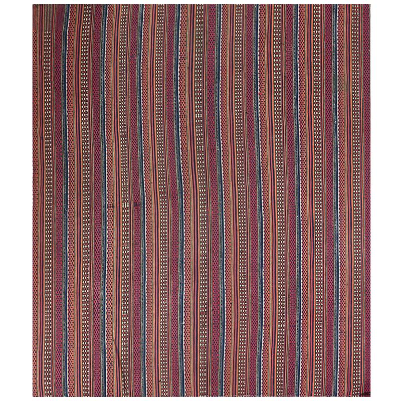 Old Handwoven Persian Kilim Area Rug For Sale