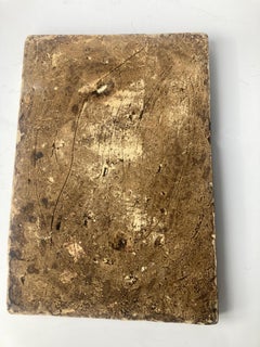 Azulejo decorativo de cerámica/alfarería con escritura hebrea antigua