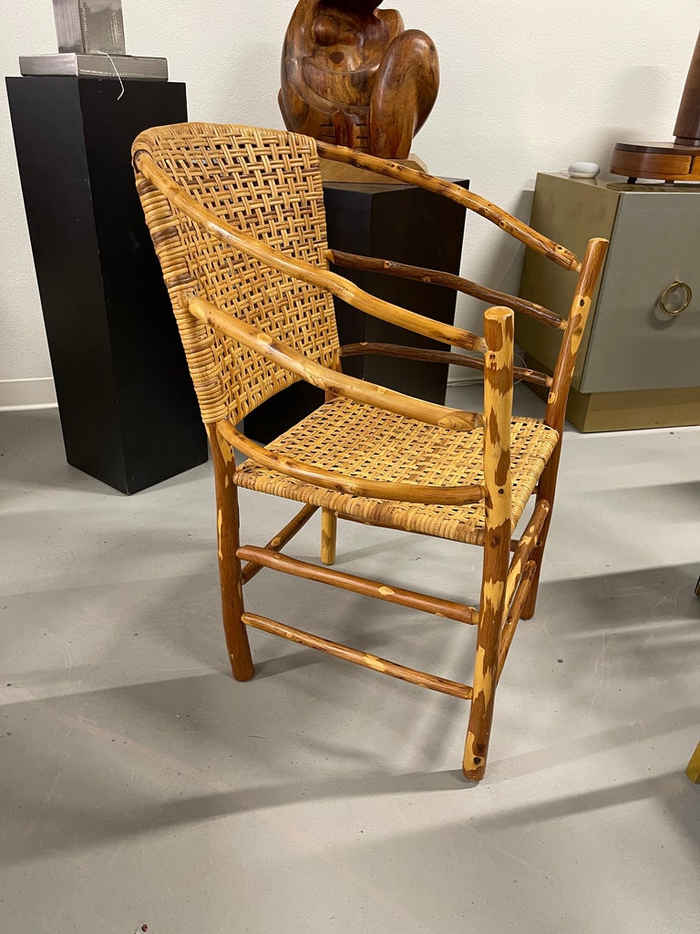 American Old Hickory 3 Hoop Chair For Sale