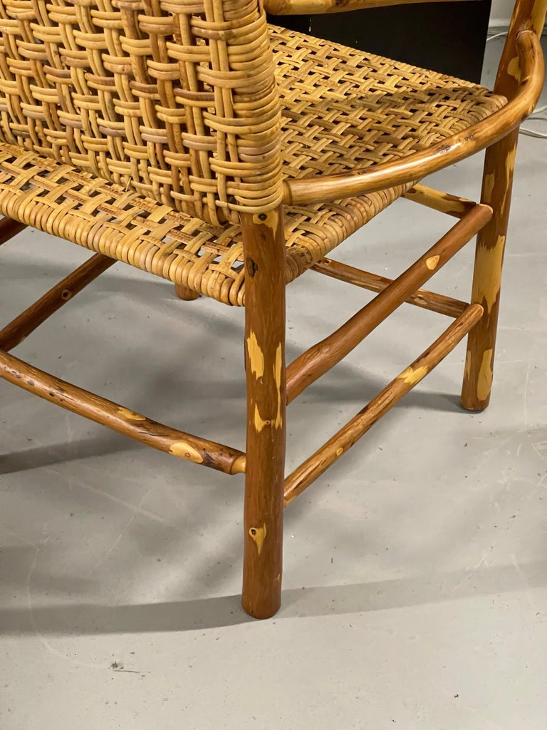 Old Hickory 3 Hoop Chair In Good Condition For Sale In Palm Springs, CA