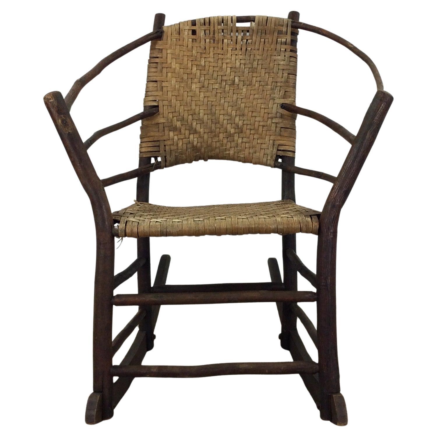 Old Hickory Adirondack Style Rocking Chair