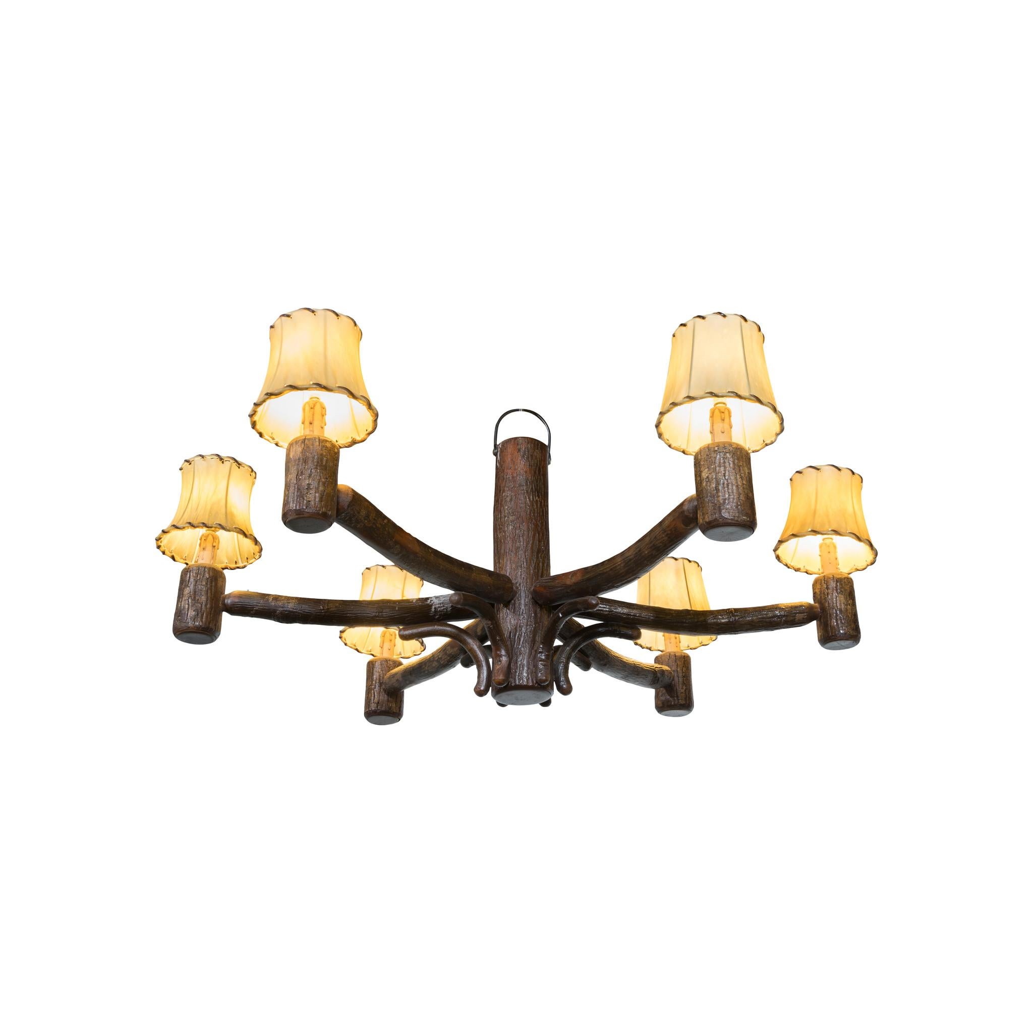 American Old Hickory Appalachian Chandelier For Sale