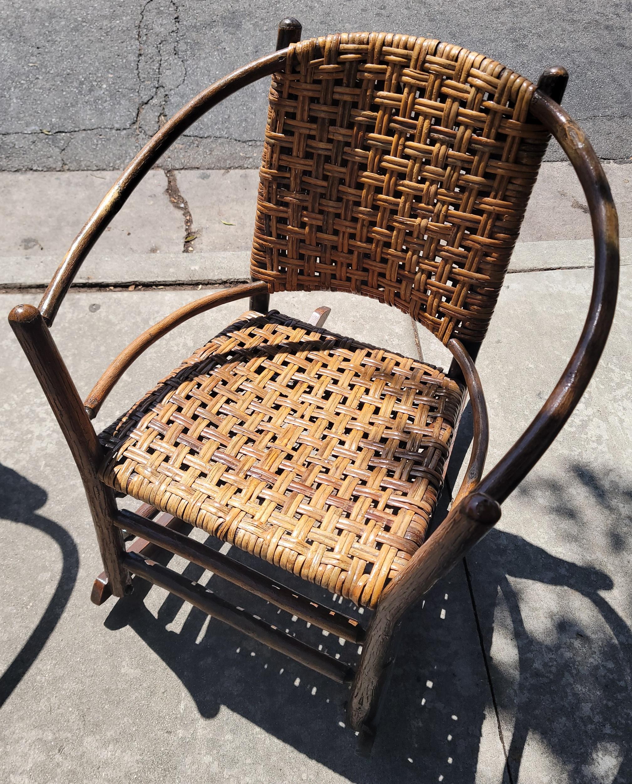 bourbon barrel rocking chair