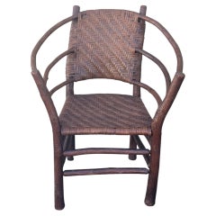 Old Hickory Barrel Back Side Chair
